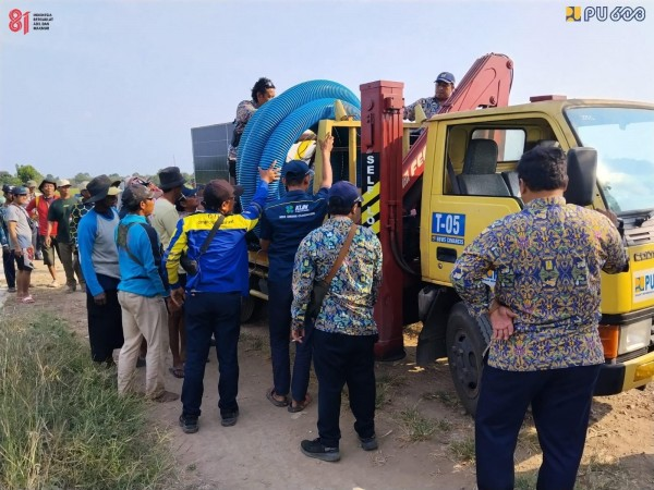 Pompa Air Tenaga Surya Kementerian PU Selamatkan 250 Hektare Sawah di Majalengka dari Ancaman Kekeringan
