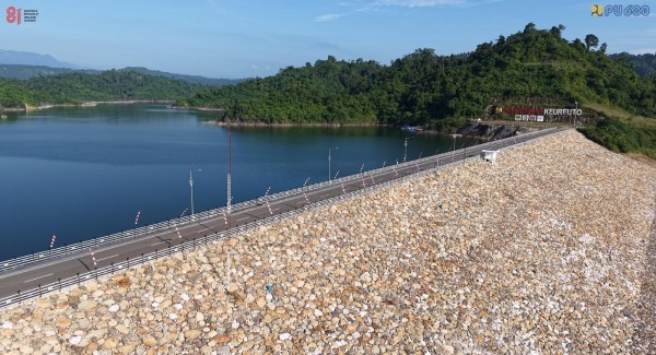 Bendungan Keureuto Jaga Pasokan Air di Aceh Tetap Aman saat Musim Kemarau