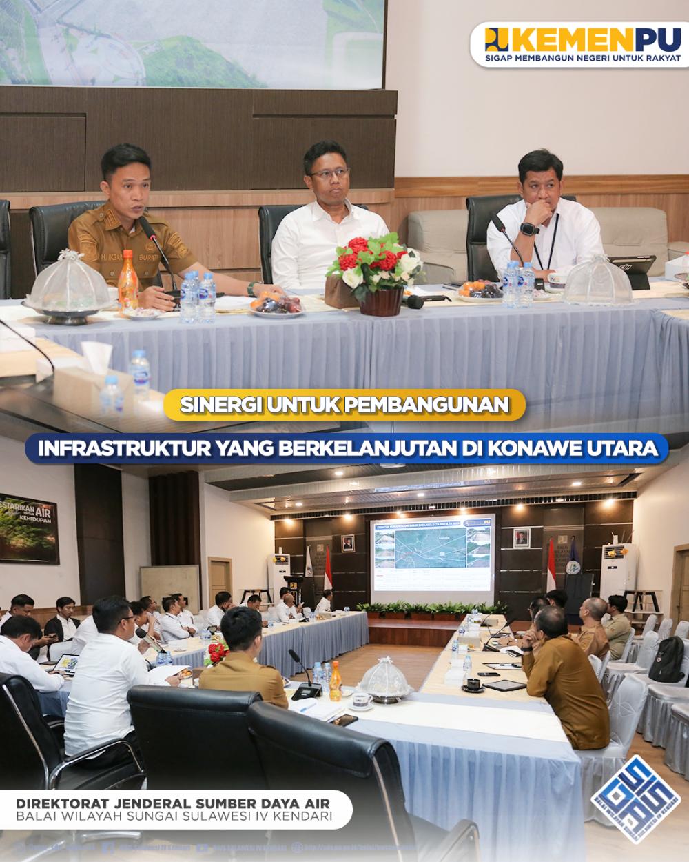 Sinergi untuk Pembangunan Infrastruktur yang Berkelanjutan di Konawe Utara