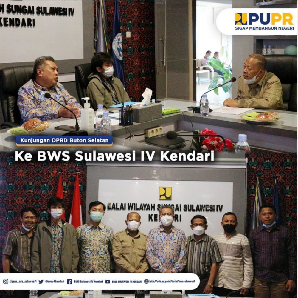 Kunjungan DPRD Buton Selatan ke Balai Wilayah Sungai Sulawesi IV Kendari