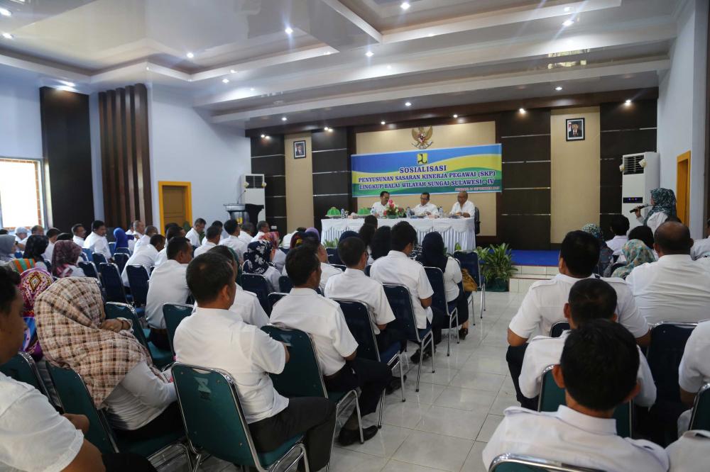 Sosialisasi Penyusunan Sasaran Kinerja Pegawai  Balai Wilayah Sungai Sulawesi IV