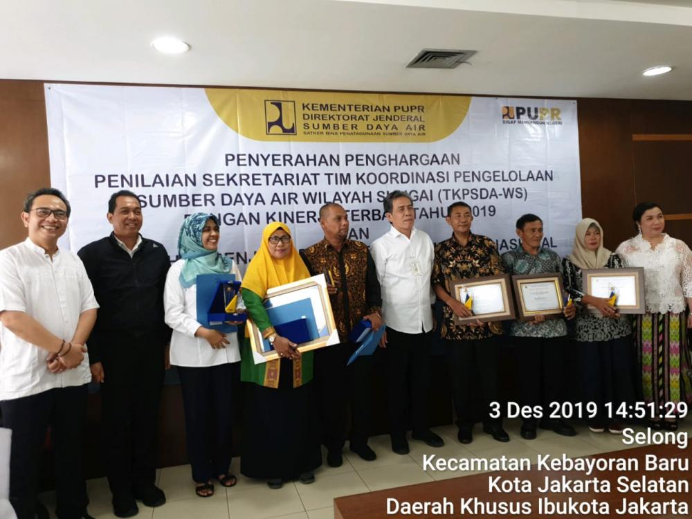 Sekretariat TKPSDA WS Towari Lasusua Pemenang Lomba Sekretariat TKPSDA WS Tingkat Nasional Kategori Berkembang