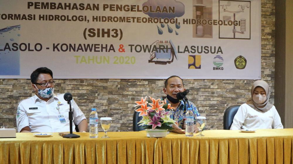 BWS Sinergikan Pengelolaan SIH3 Bersama BMKG dan Dinas ESDM Sultra