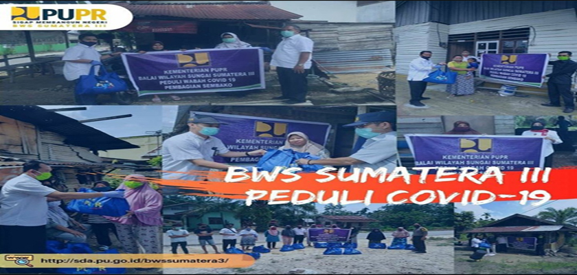 Gambar BWS Sumatera III Peduli Covid-19