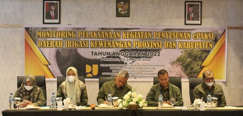 Gambar Monitoring Pelaksanaan Kegiatan Penyusunan ePAKSI Daerah Irigasi Kewenangan Provinsi dan Kabupaten Tahun Anggaran 2022