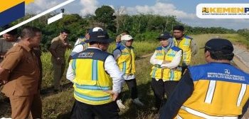 Gambar Peninjauan Lapangan Daerah Irigasi Osaka Kabupaten Rokan Hulu