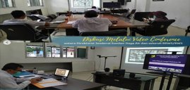 Gambar Diskusi Melalui Video Conference Antara Dirjen SDA Dengan Seluruh BBWS/BWS