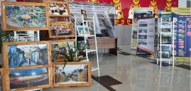 Gambar Pameran Memperingati Harbak PU 74 di Bandar Udara Sultan Syarif Qasim II Pekanbaru