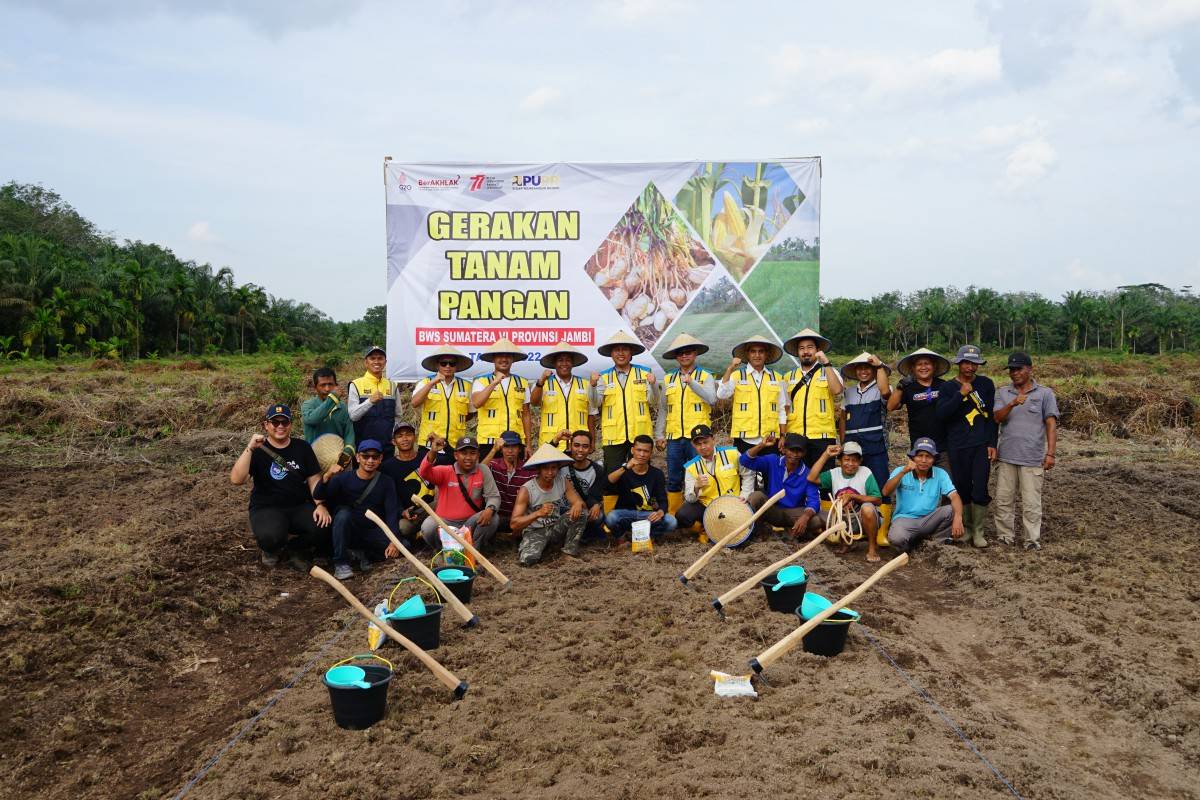 Gerakan Tanam Pangan BWS Sumatera VI Provinsi Jambi