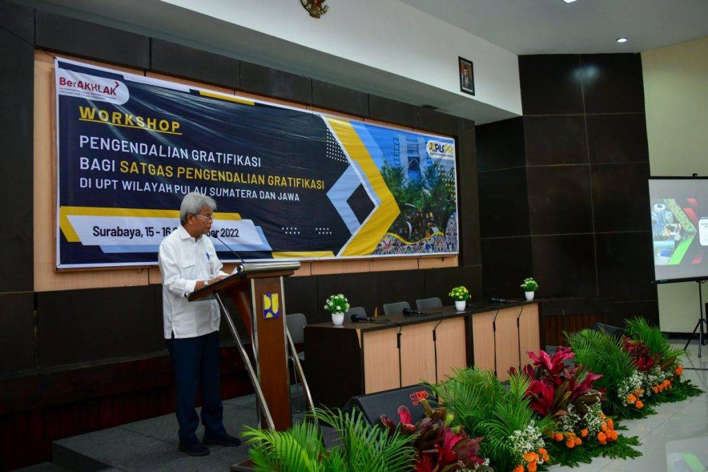 Kementerian PUPR Melaksanakan Workshop Pengendalian Gratifikasi Bersama KPK