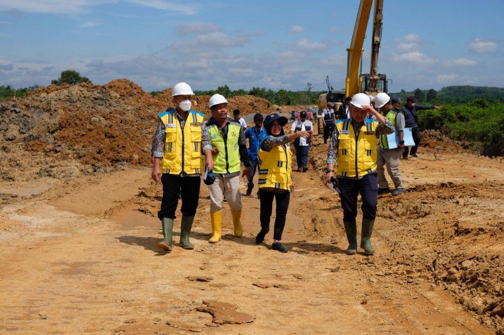 Monitoring Evaluasi Pekerjaan Pembangunan Pengaman Muara Sungai Batang Bungo dan Embung Bandara Bungo Kab. Bungo