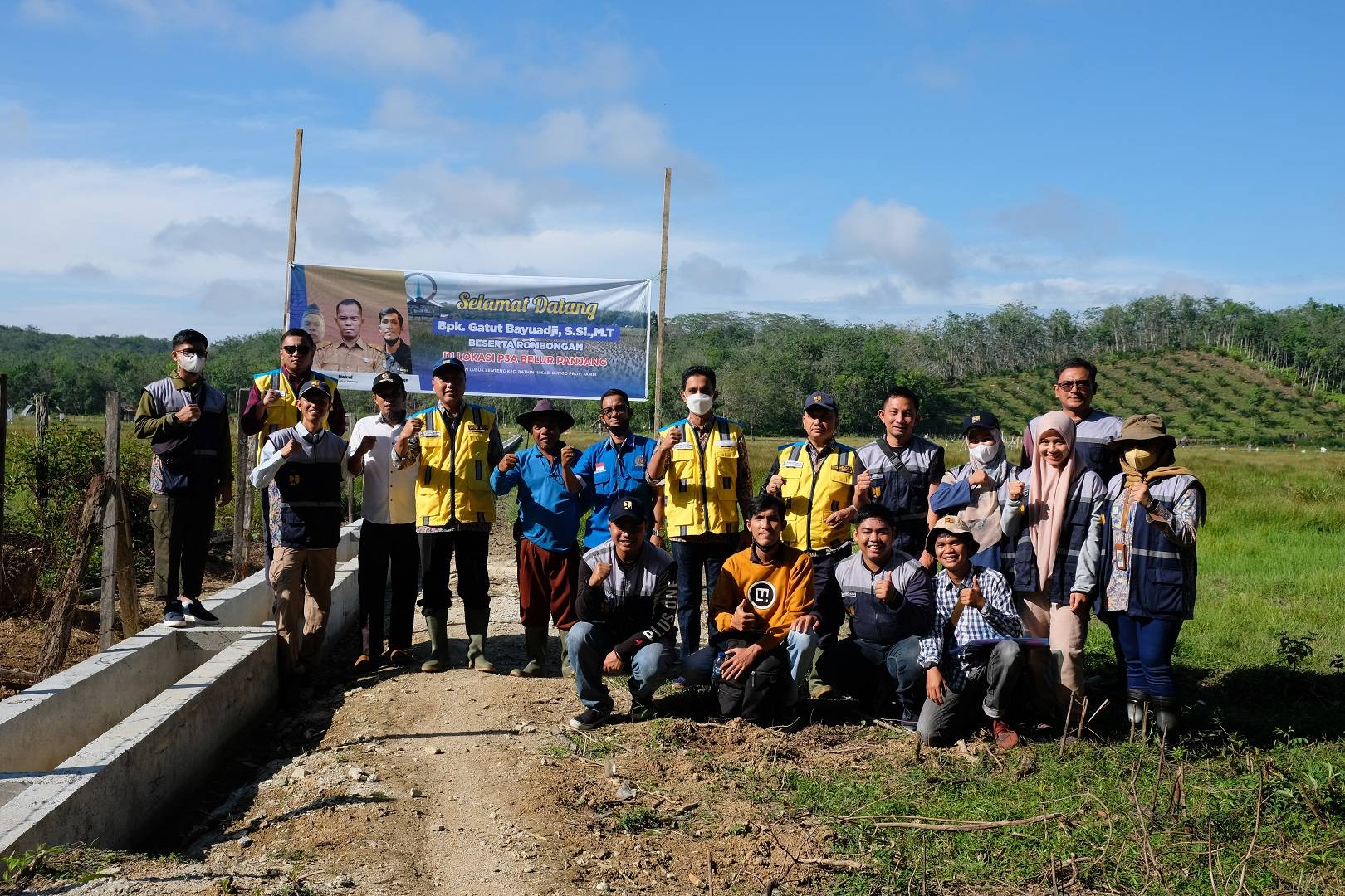 Kunjungan BWS Sumatera VI pada Lokasi P3-TGAI di Kab. Bungo, Kab. Tebo dan Kab. Sarolangun