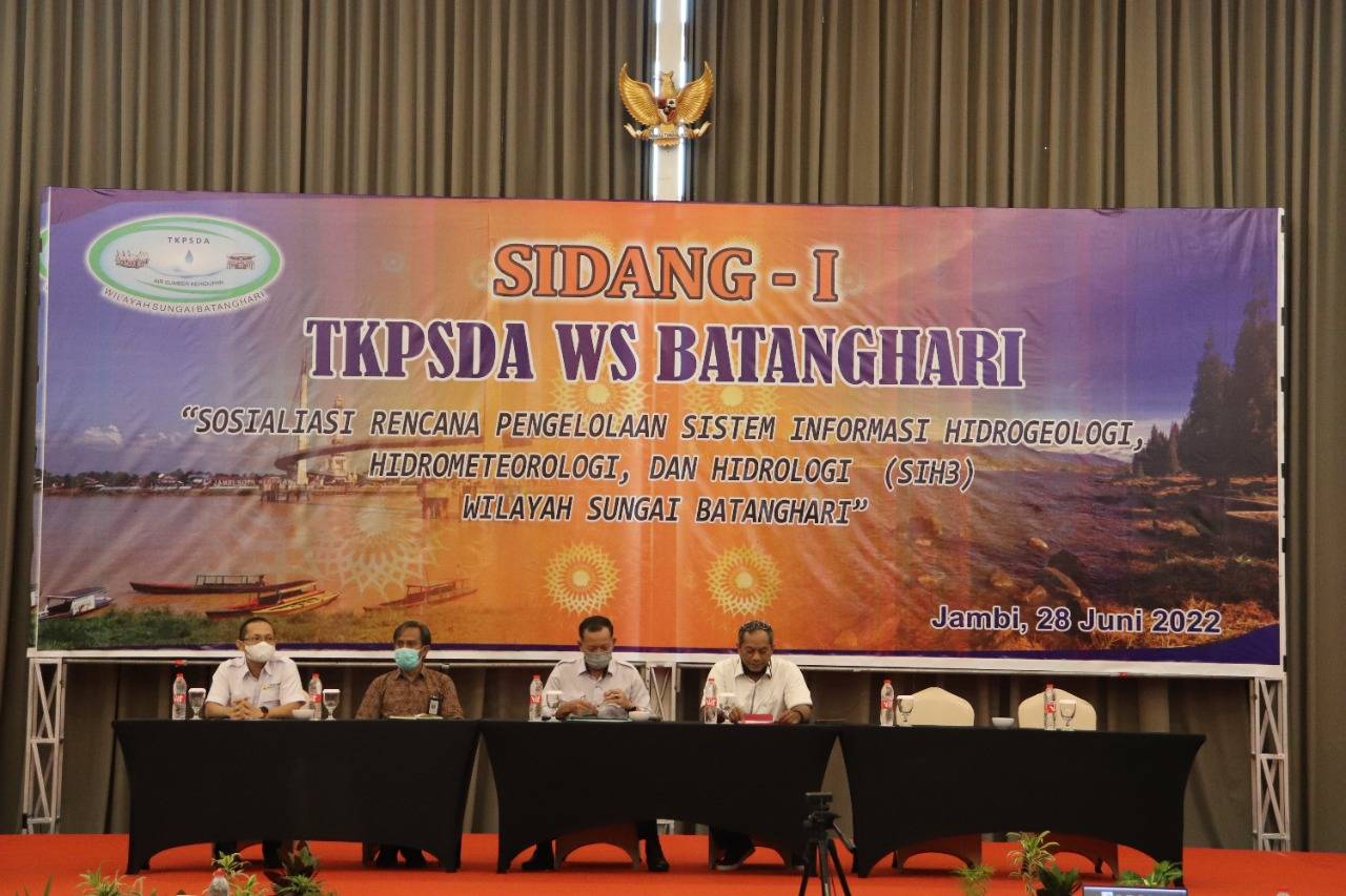 Sidang I TKPSDA Wilayah Sungai Batanghari Tahun 2022