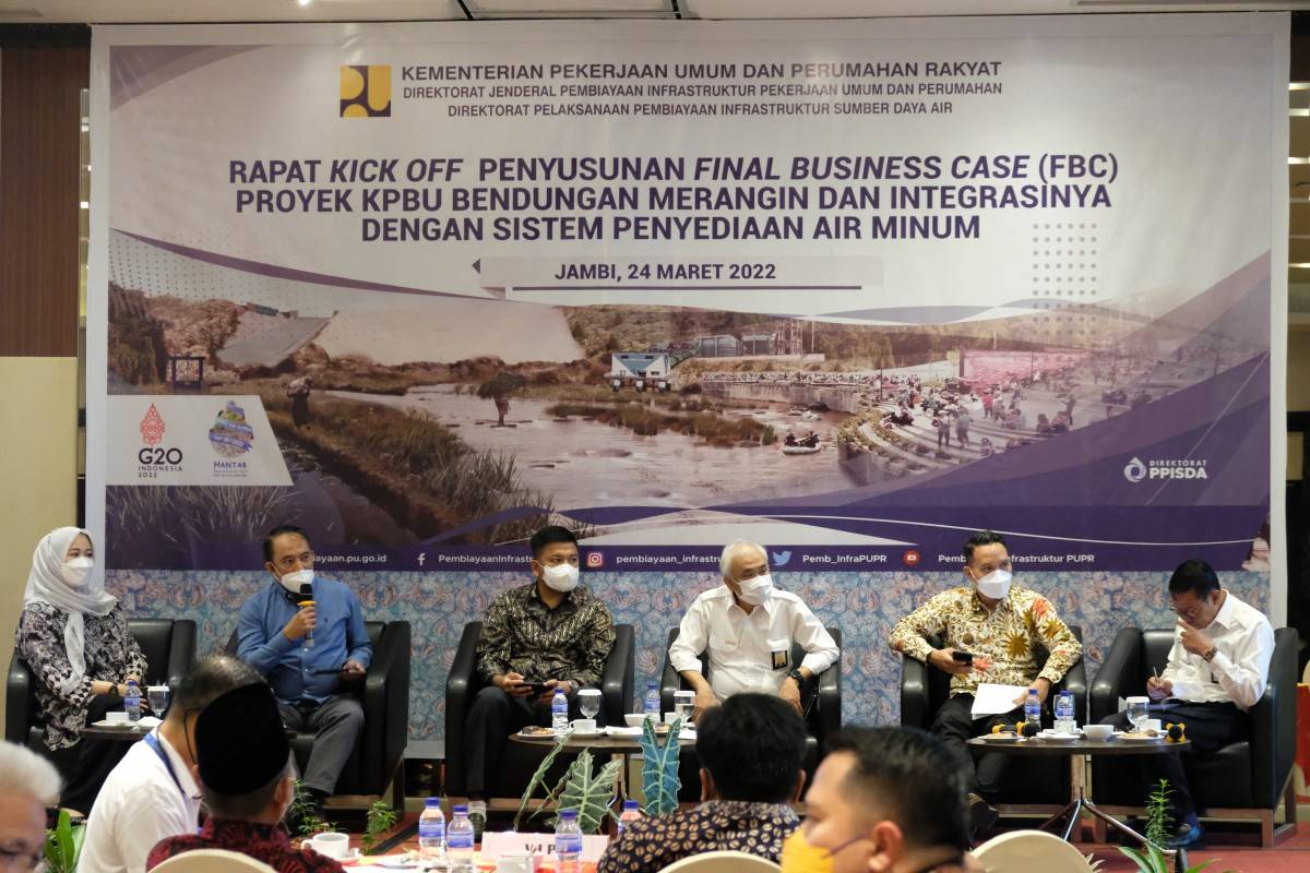 Rapat Kick Off Penyusunan Final Business Case (FBC) Proyek KPBU Bendungan Merangin