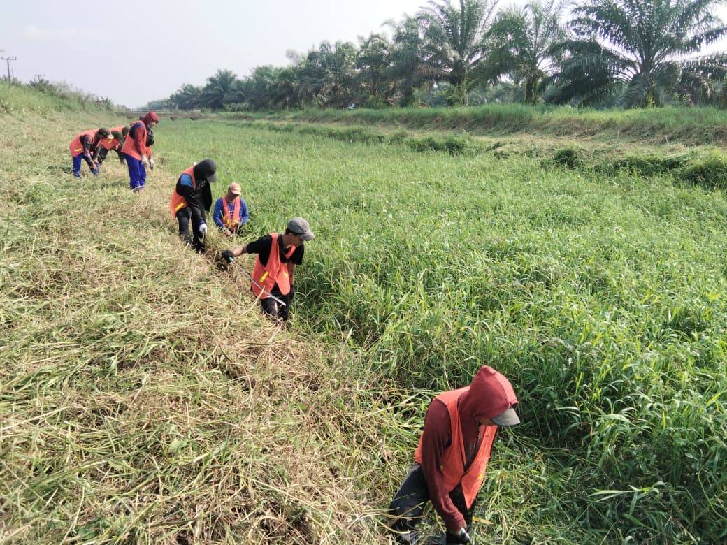 Pemeliharaan rutin saluran DIR Kumpeh