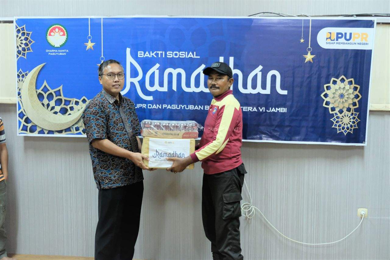 Bakti Sosial Ramadhan 1444 H di Lingkungan Balai Wilayah Sungai Sumatera VI