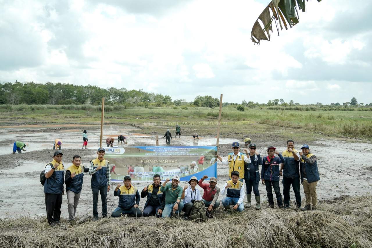 Kunjungan Lapangan Kegiatan Satker O&P SDA BWS Sumatera VI Jambi