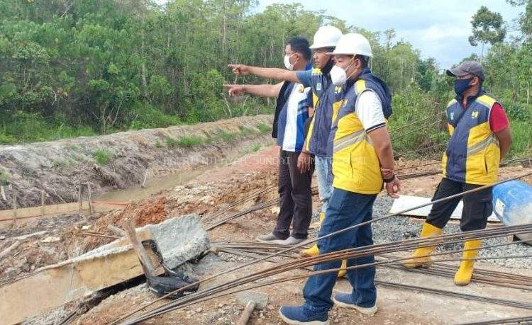 Monitoring BWS Sumatera VI pada Pembangunan Pengaman Muara Sungai