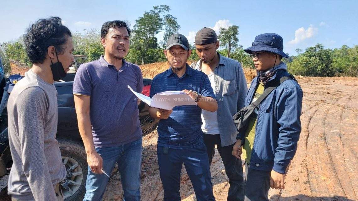 Monitoring BWS Sumatera VI pada Pembangunan Jaringan Irigasi di Batang Asai