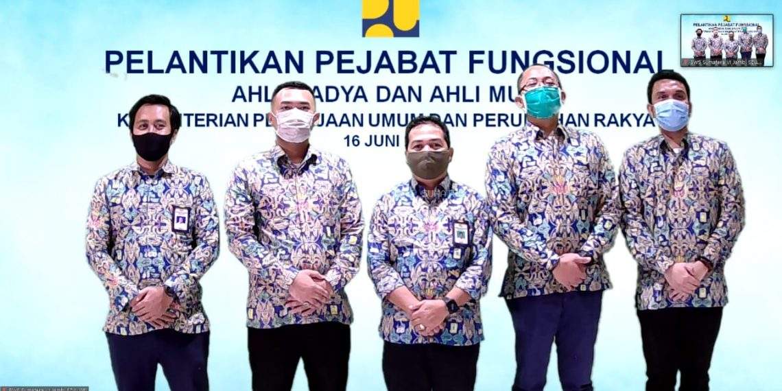 Pelantikan Pejabat Fungsional Ahli Madya dan Ahli Muda di Lingkungan Balai Wilayah Sungai Sumatera VI