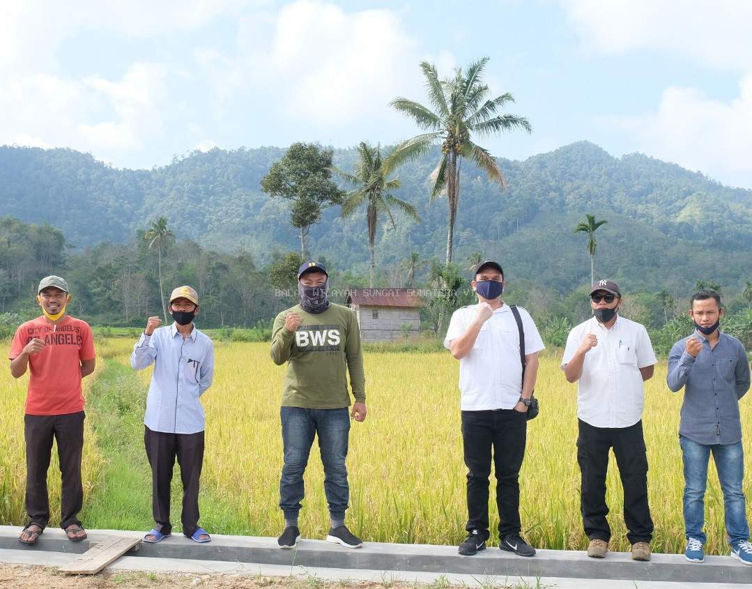 Serah Terima Pekerjaan P3-TGAI Tahap I Balai Wilayah Sungai Sumatera VI