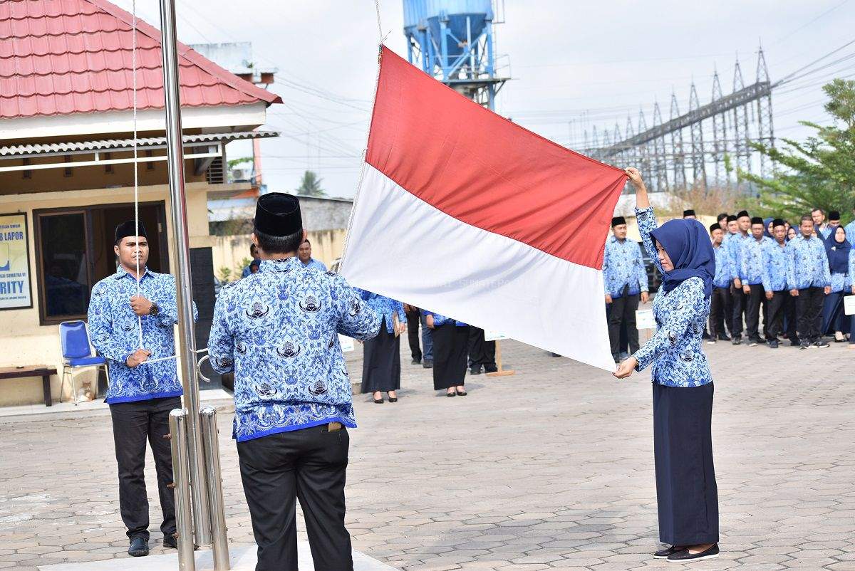 Upacara Peringatan Hari Lahir Pancasila di Balai Wilayah Sungai Sumatera VI