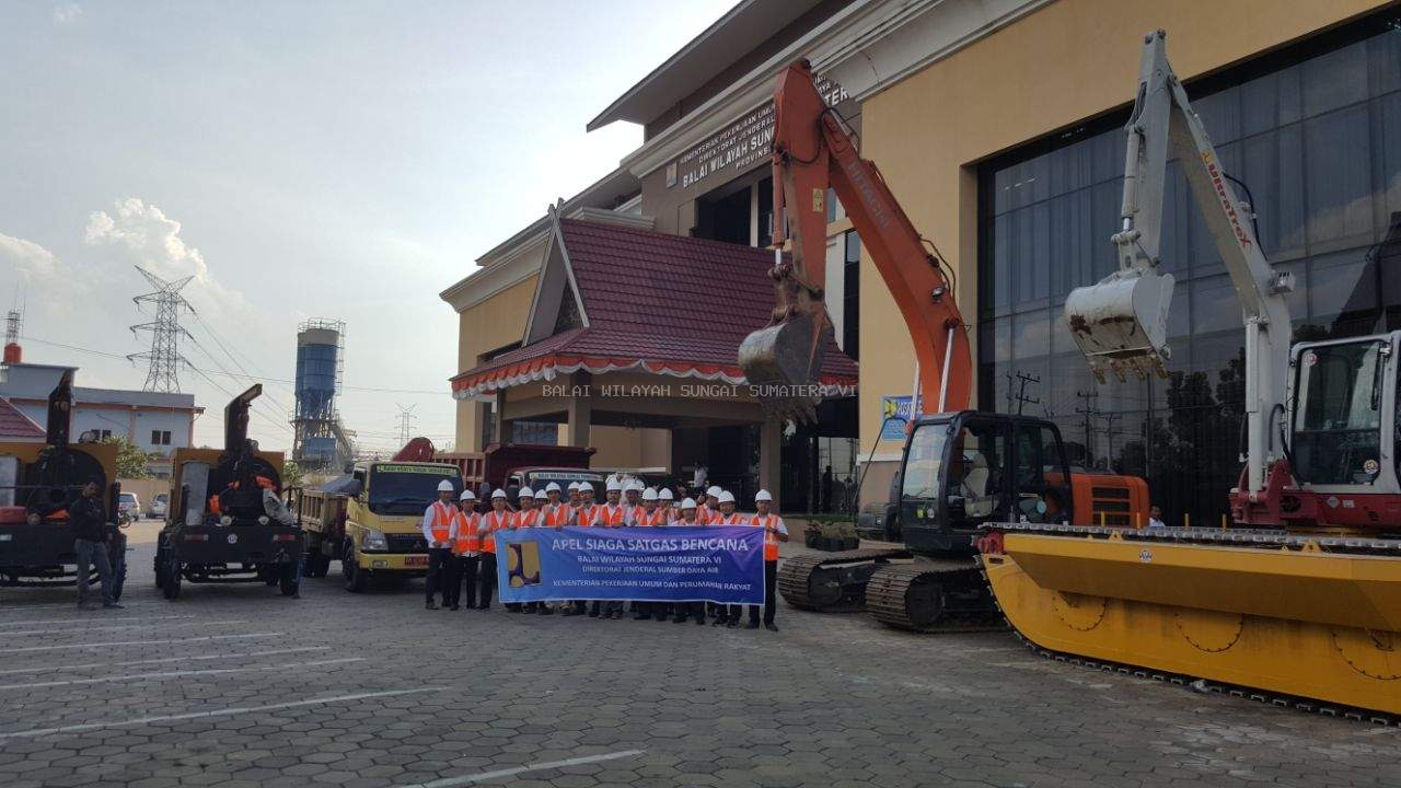 APEL Siaga Satgas Penanggulangan Bencana Balai Wilayah Sungai Sumatera VI