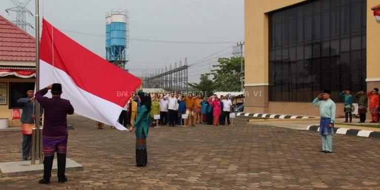 Upacara Peringatan HUT RI ke 72 di Balai Wilayah Sungai Sumatera 6