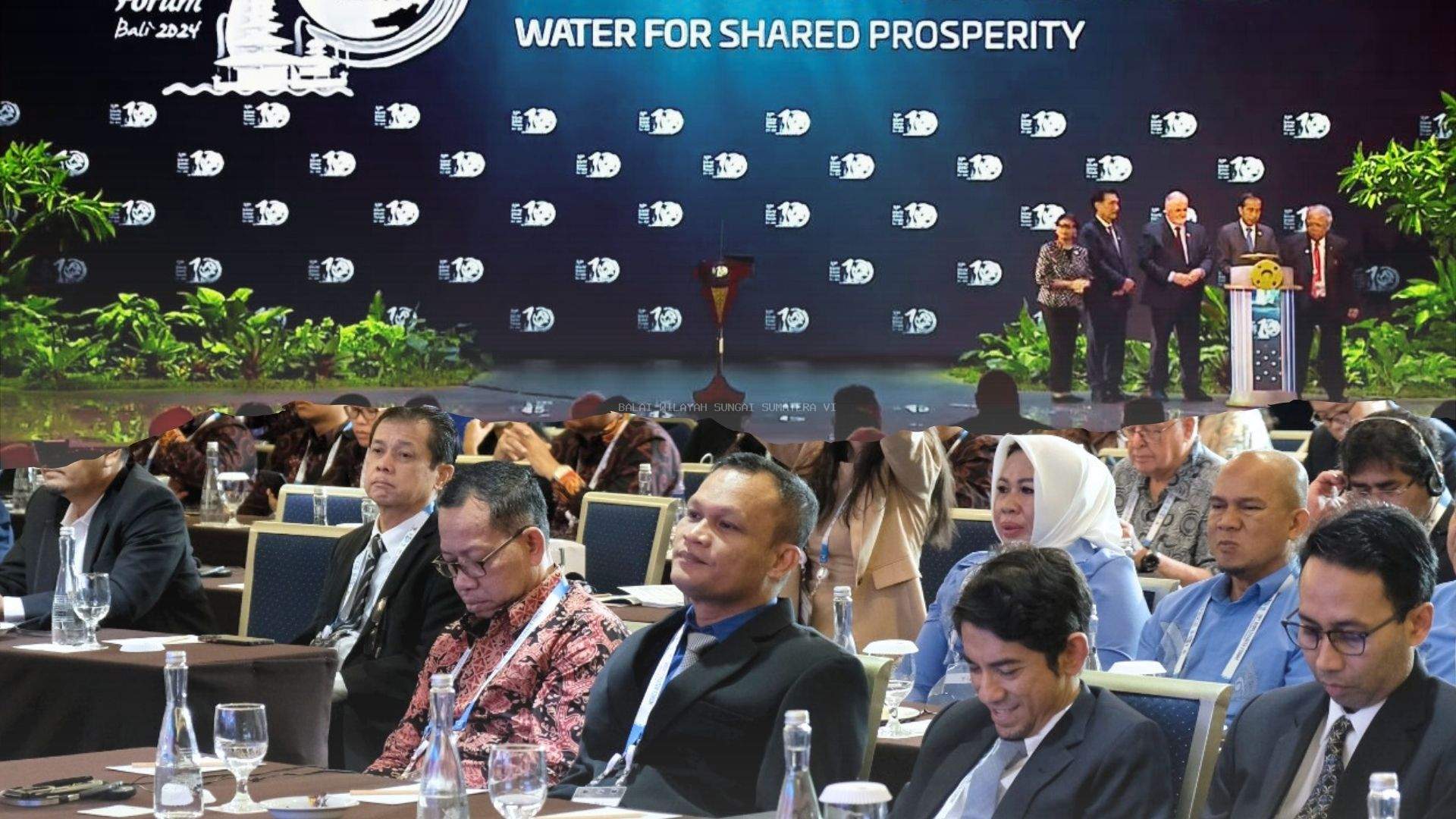 Balai Wilayah Sungai Sumatera VI Hadiri Pembukaan World Water Forum ke-10 di Bali