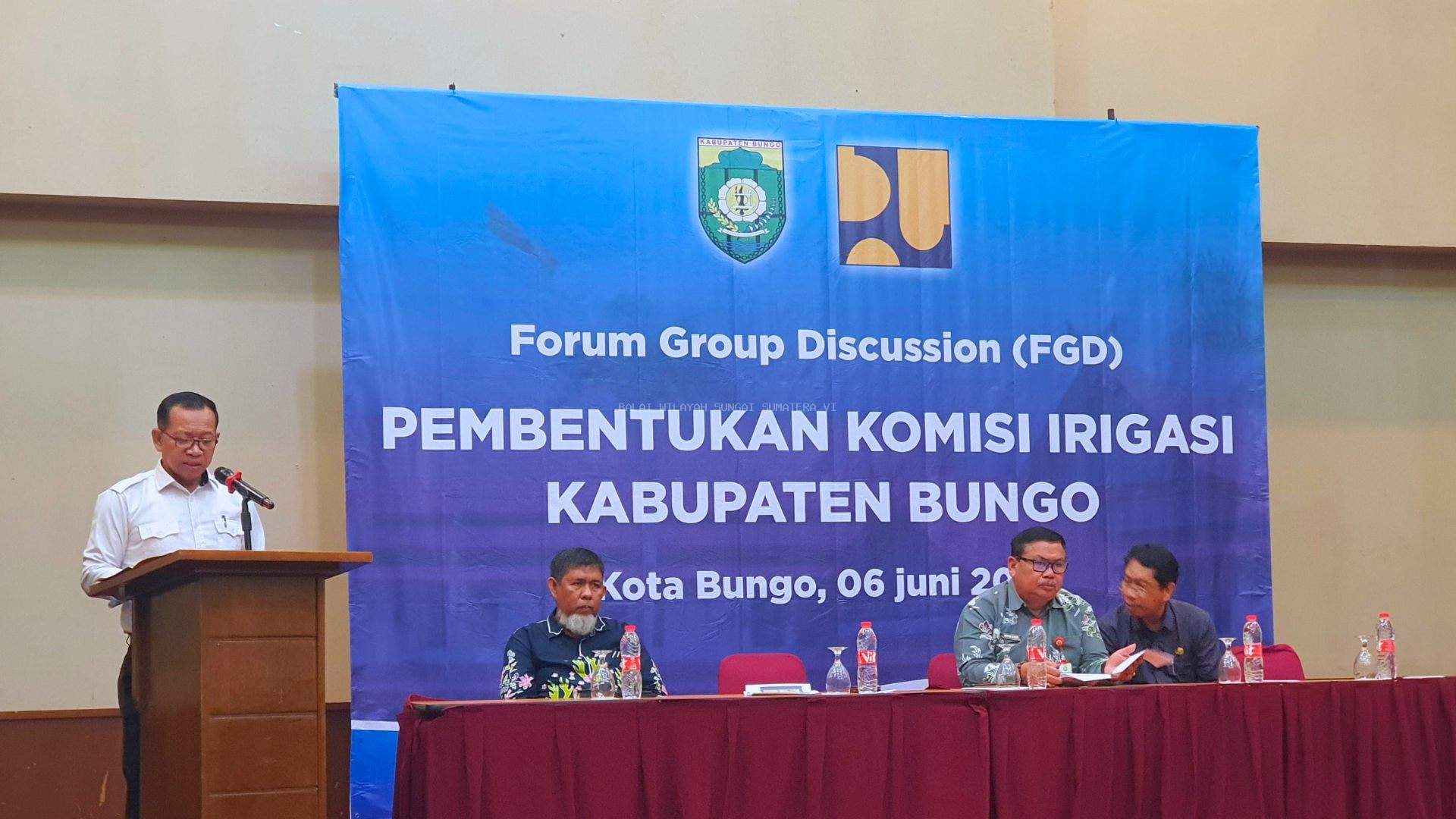 Kegiatan Focus Group Discussion (FGD) Komisi Irigasi Kabupaten Bungo