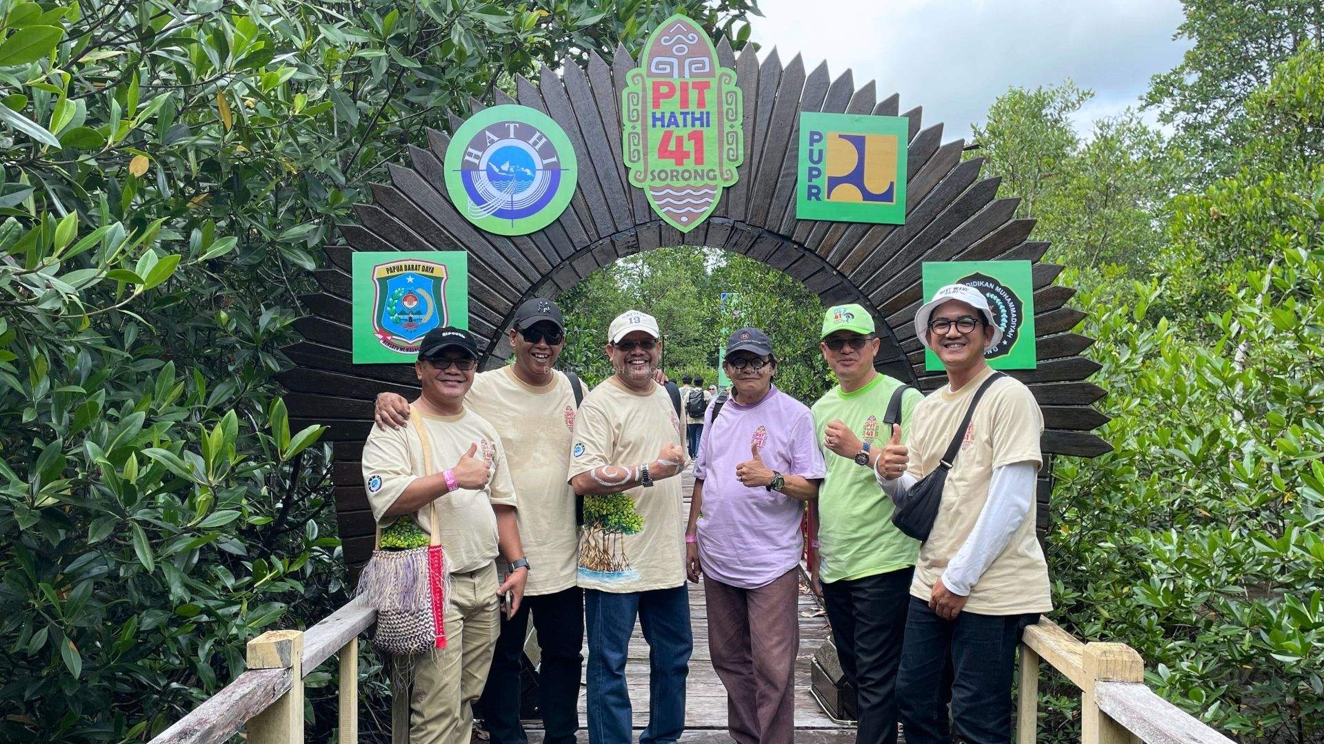 HATHI Cabang Jambi Menghadiri Field Trip ke Kawasan Wisata Mangrove Klawalu