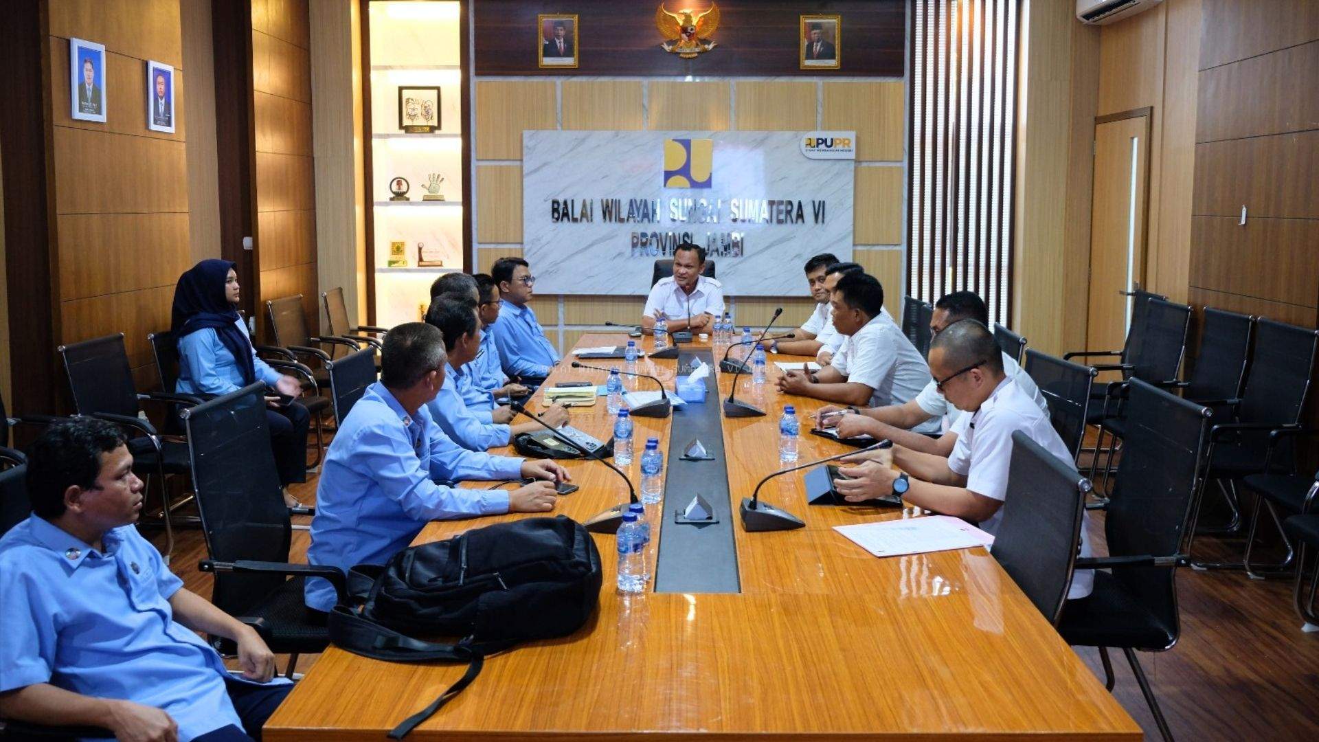 Rapat Koordinasi dan Kunjungan Lokasi Longsor di Intake Aur Duri PDAM Tirta Mayang