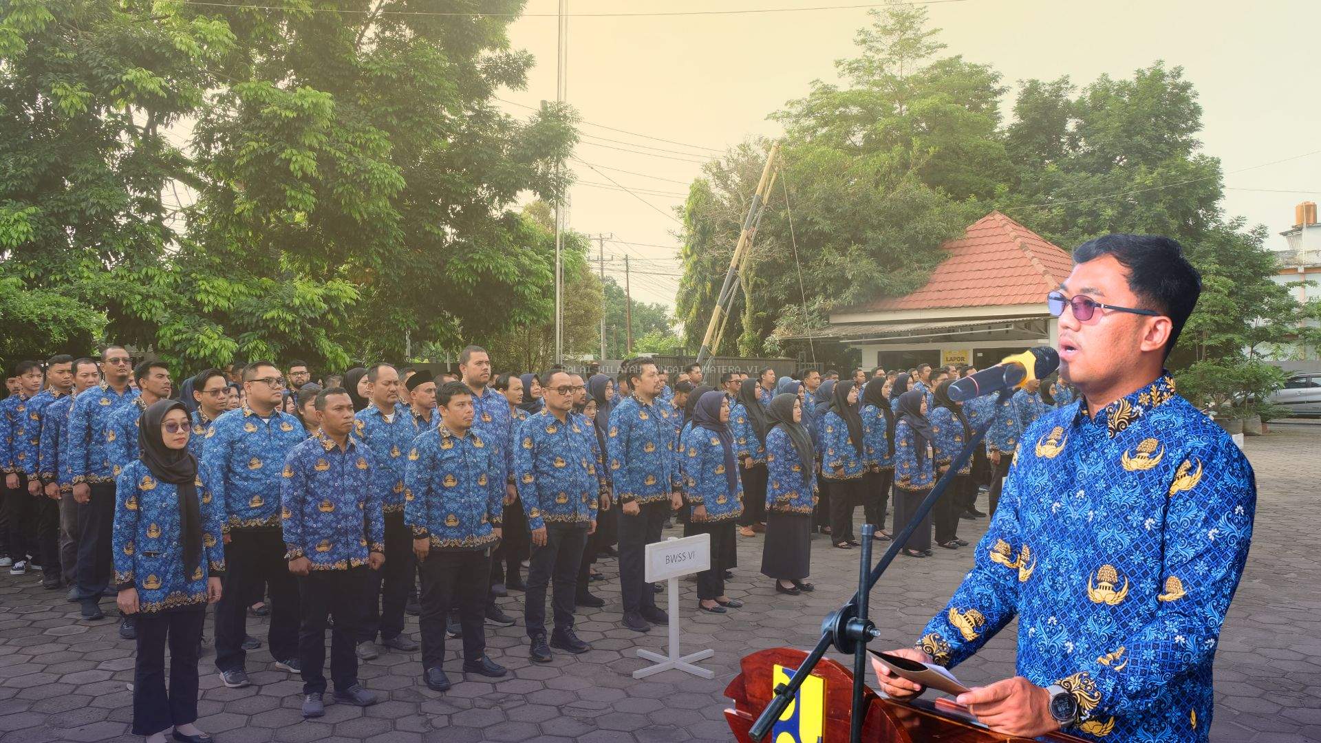 Upacara Peringatan Hari Ibu ke-96 di BWS Sumatera VI