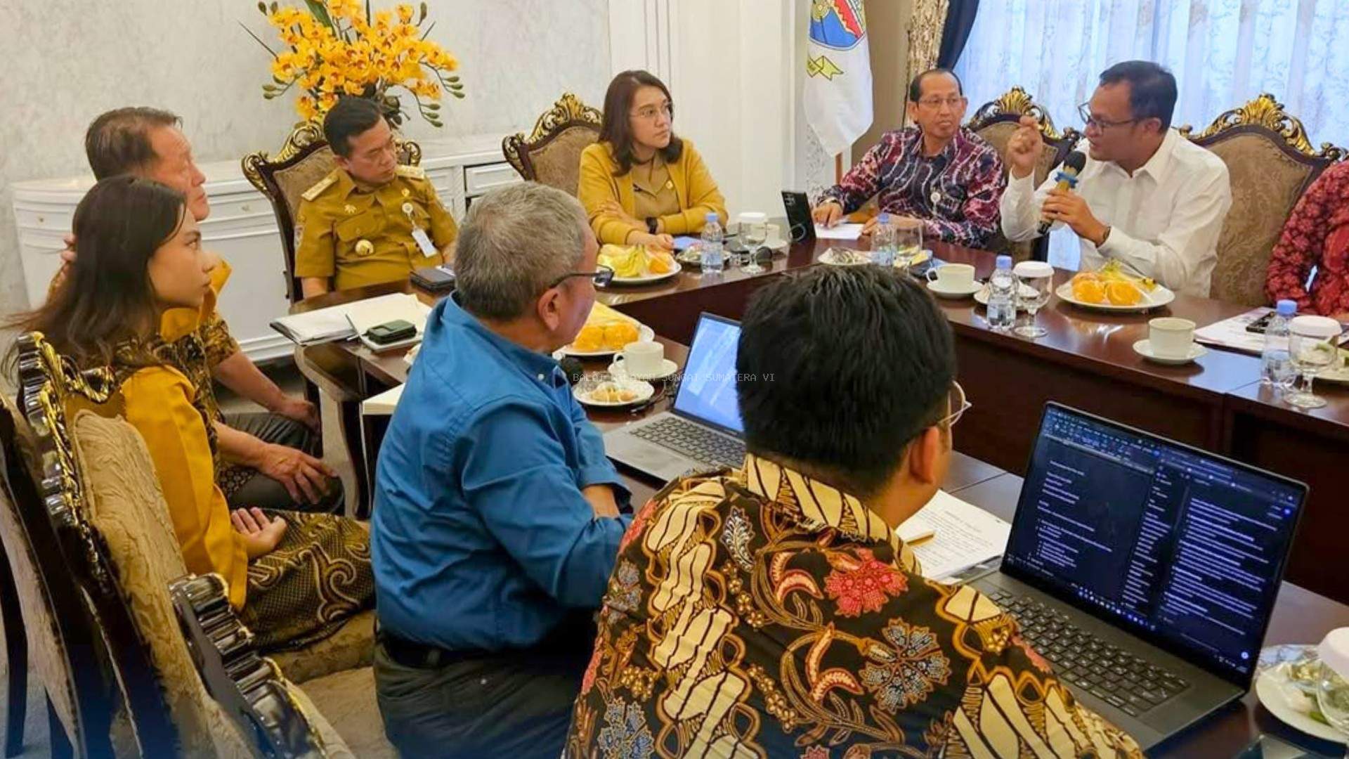 Rapat Kerja Sama Pemprov Jambi dengan HANHA Industry Korea Selatan Terkait Pengembangan Danau Sipin