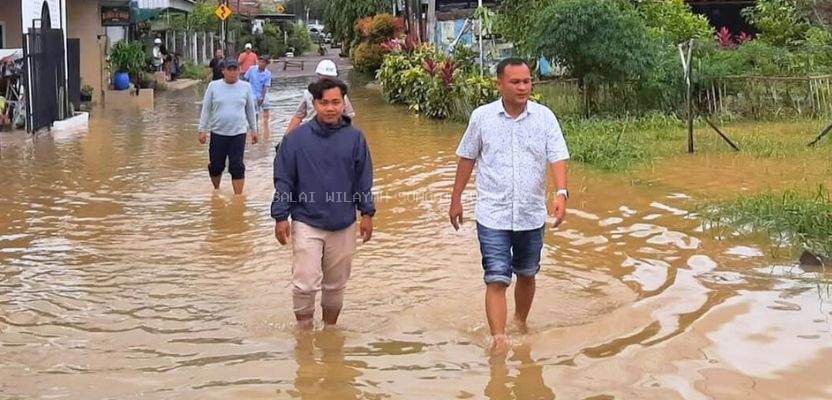 Peninjauan Banjir di Beberapa Lokasi di Kota Jambi