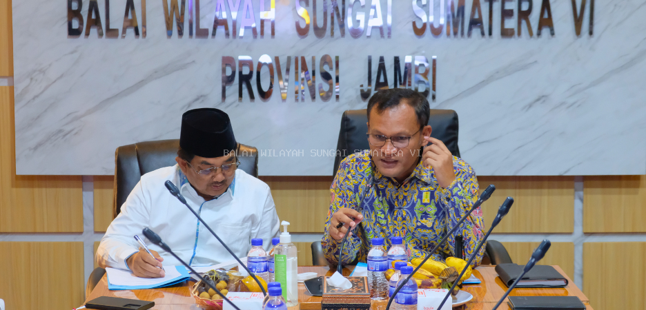 Kunjungan Bupati Tanjung Jabung Barat ke Balai Wilayah Sungai Sumatera VI
