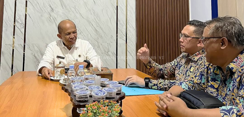 Koordinasi BWS Sumatera VI dan Kantor Pertanahan Kabupaten Sarolangun Bahas Progres Pengadaan Tanah Bendungan Batang Asai