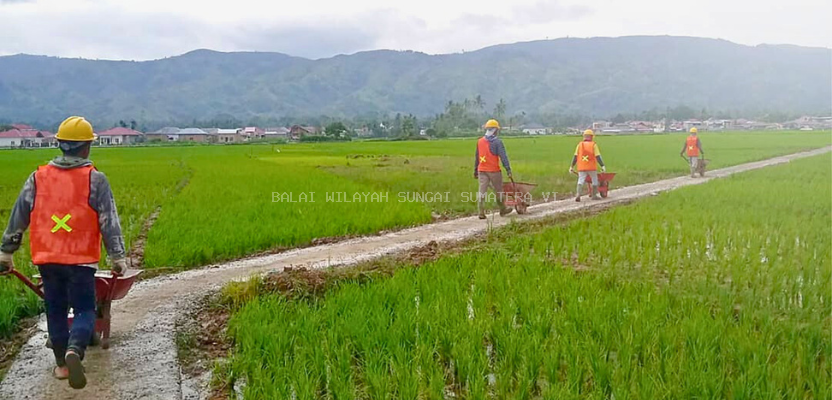 BWS Sumatera VI Dukung Program Optimasi Lahan untuk Ketahanan Pangan Nasional