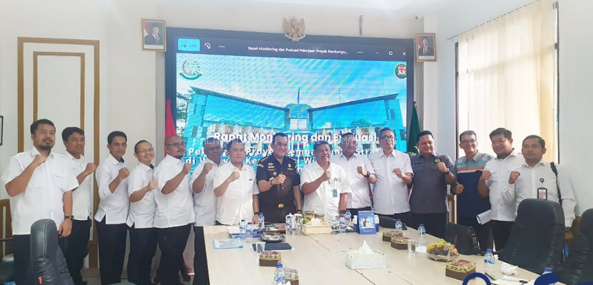 Rapat Monitoring dan Evaluasi Pekerjaan Proyek Pembangunan Strategis BWS Sumatera VI