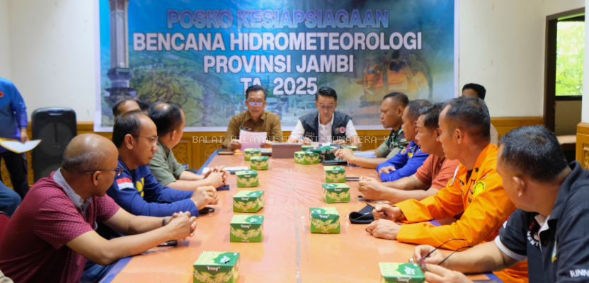 BWS Sumatera VI Hadiri Rapat Penetapan Status Siaga Darurat Bencana Hidrometeorologi Provinsi Jambi