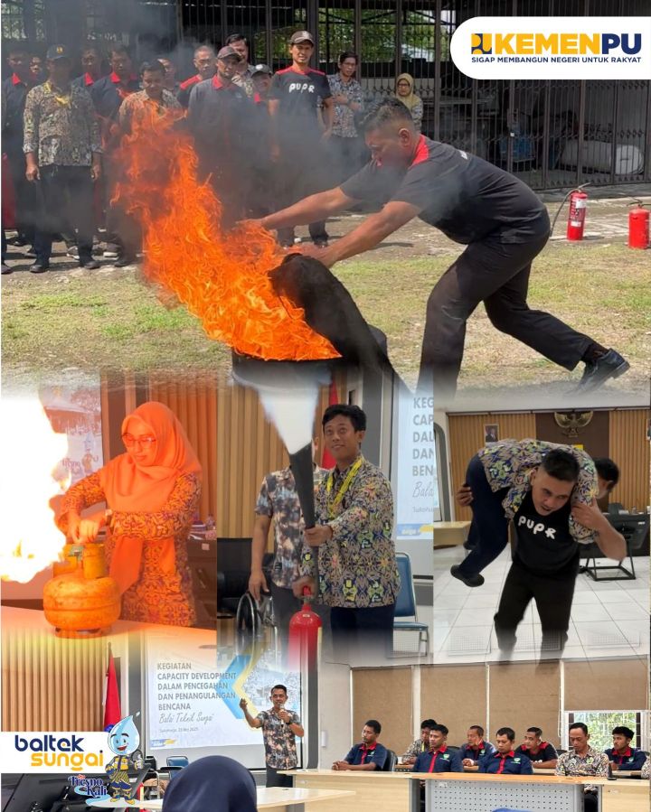 >Pencegahan & Penanggulangan Bencana di Balai Teknik Sungai