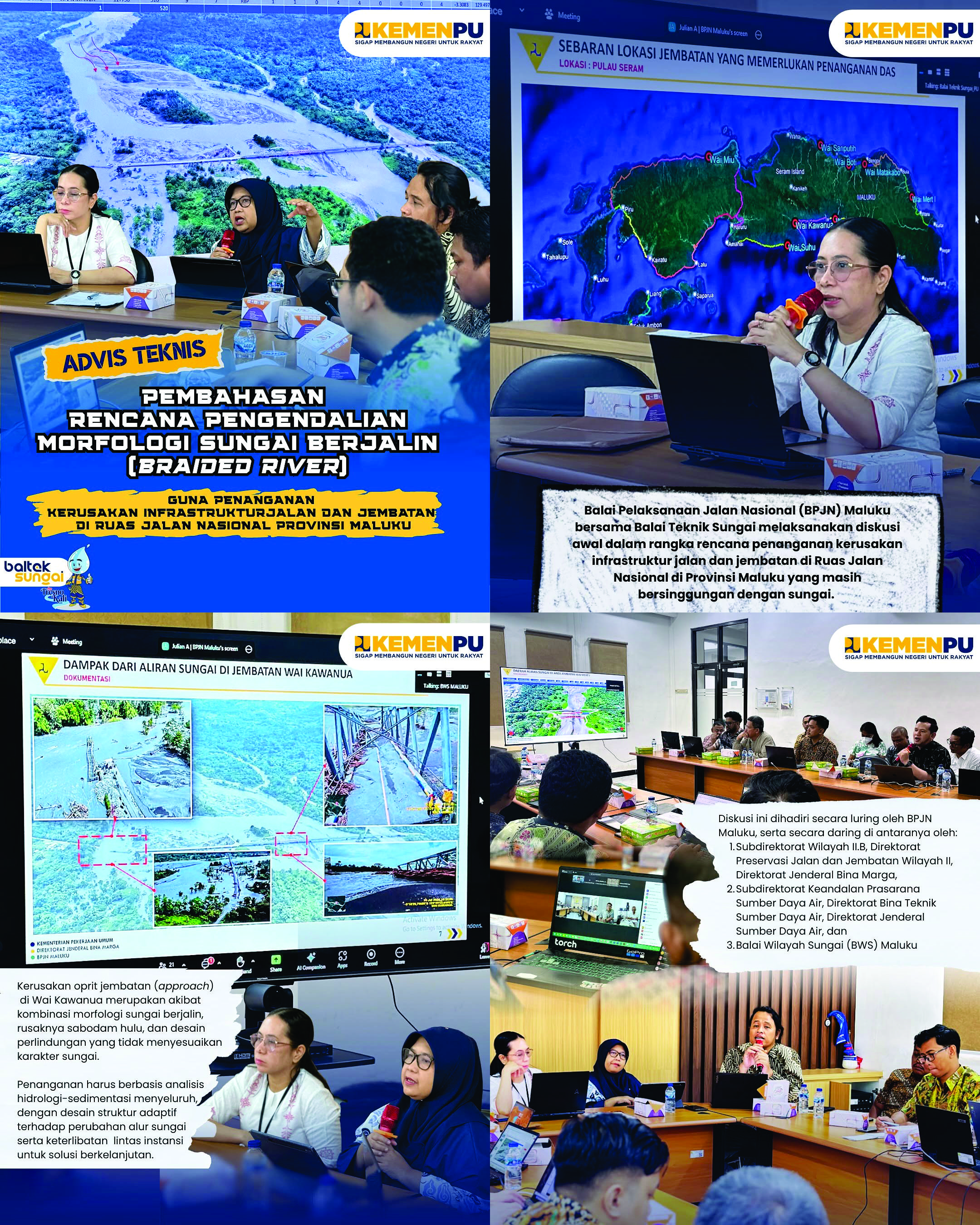 >Advis Teknis Rencana Pengendalian Morfologi Sungai Berjalin