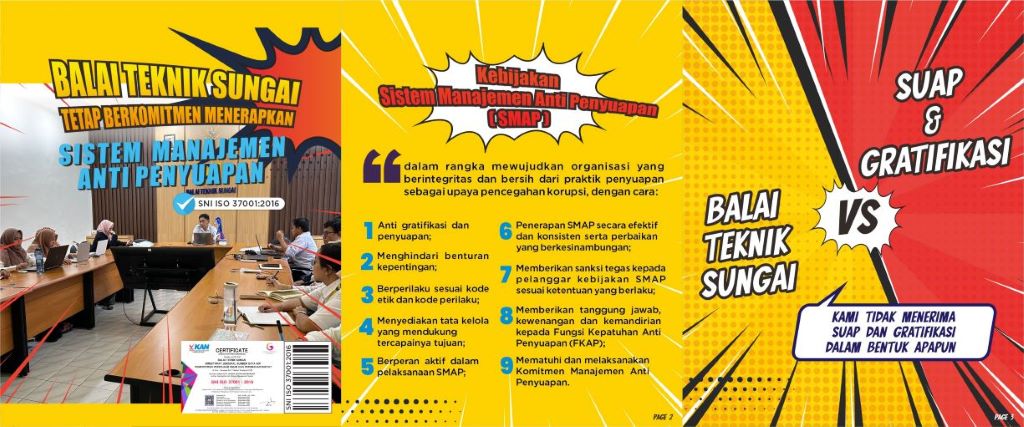 Komitmen Penerapan Sistem Manajemen Anti Korupsi Balai Teknik Sungai