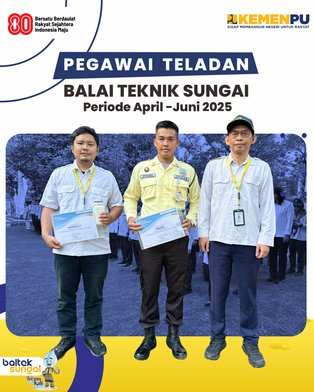 >Pegawai Teladan Periode April-Juni 2025