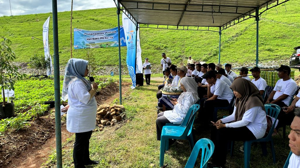 Penanaman Pohon Dalam Rangka Hari Bakti PU ke-79