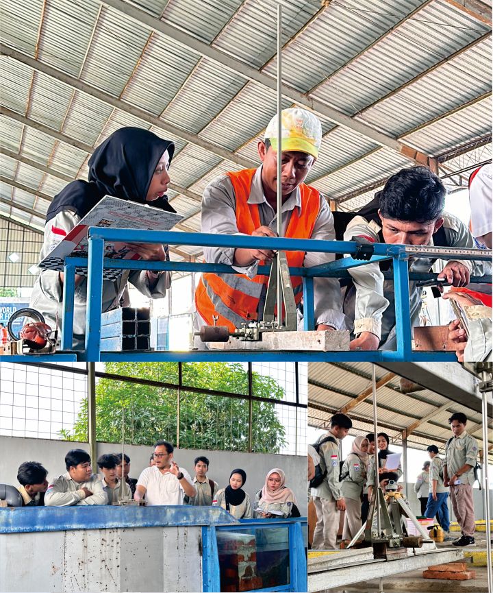 Kunjungan Edukasi & Praktikum Hidrolika Mahasiswa/I Fakultas Teknik Universitas Islam Batik Surakarta