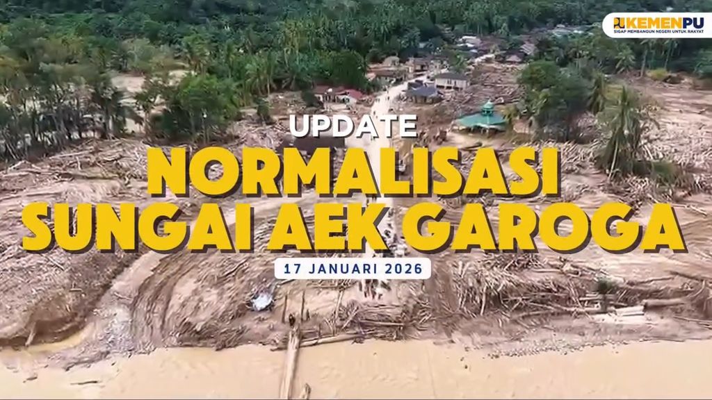 >Normalisasi Sungai Garoga dan Aek Doras, Sumatera Utara 17 Januari 2025
