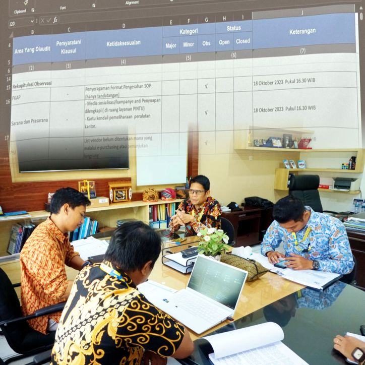 Audit Internal Sistem Manajemen Anti Penyuapan SNI ISO 37001:2016