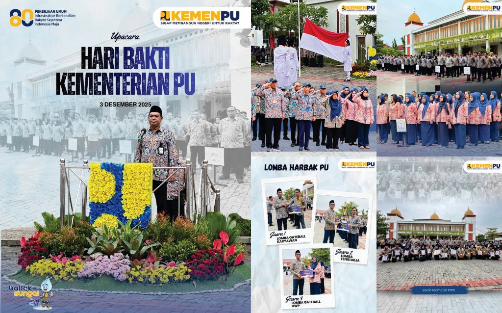 Upacara Hari Bakti Kementerian PU