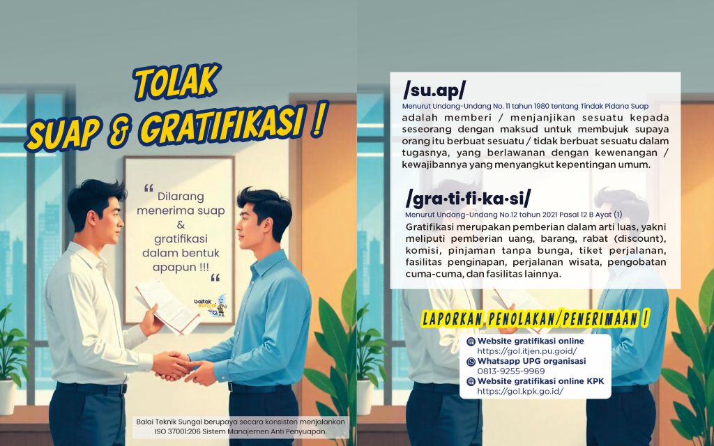 Tolak Suap dan Gratifikasi